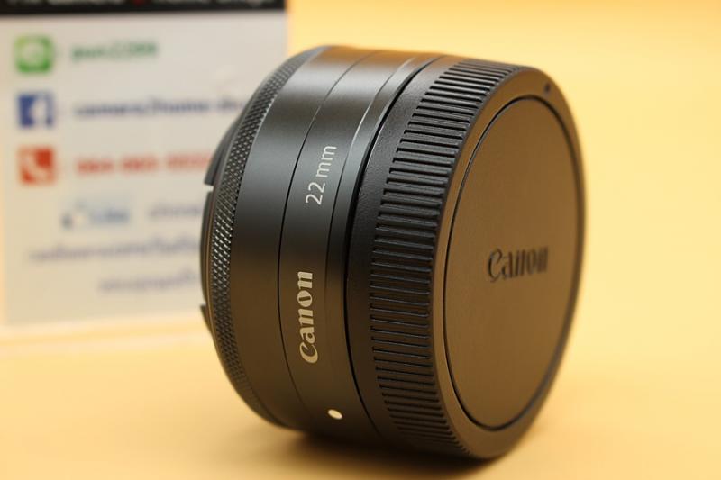 ขาย Lens Canon EF-M 22mm F/2 STM(สีดำ) สภาพสวยใหม่ ไร้ฝ้า รา เลนส์ประกันศูนย์ มีประกันเพิ่ม3ปี ถึง 04-05-65  อุปกรณ์